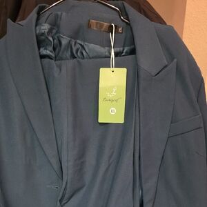 Langeol Teal Pantsuit Ladies  with Tag